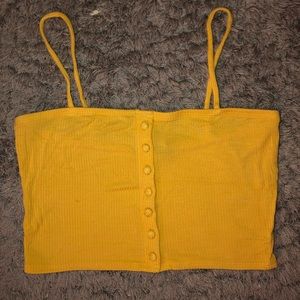 Cropped Ribbed Tank